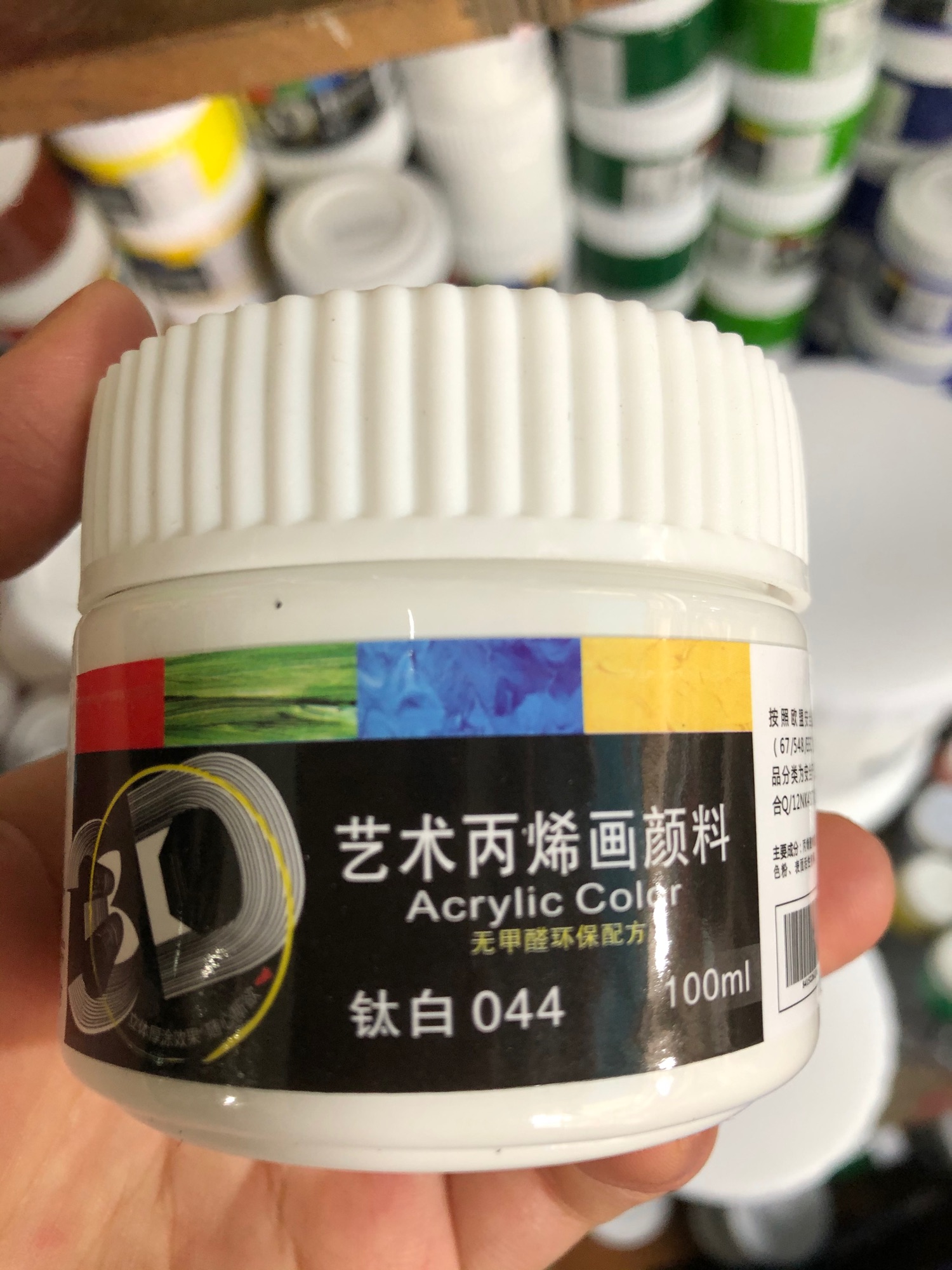 Combo bộ 12 màu cơ bản acrylic 3D 100ml
