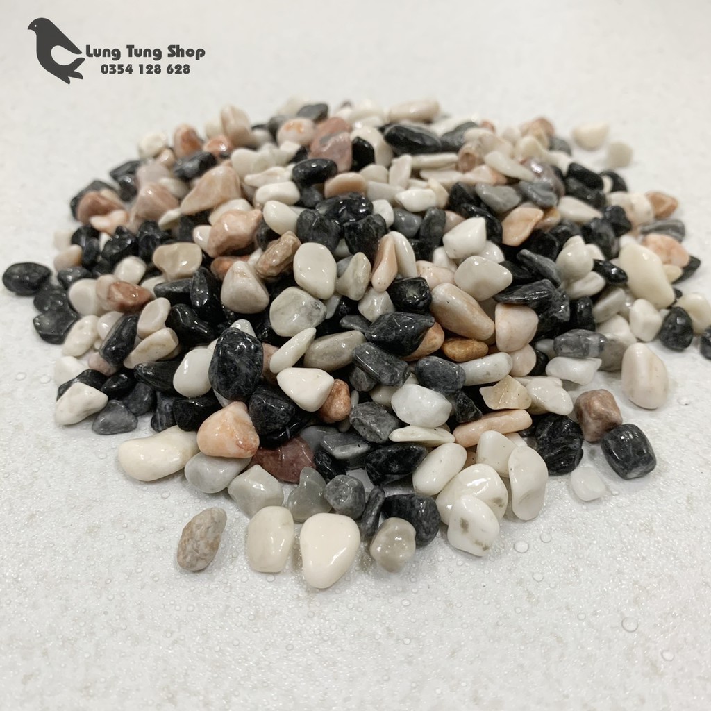 Sỏi ba màu tự nhiên ( chọn size )