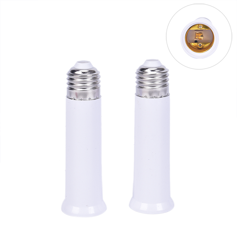 Qiaoneixie Bộ chuyển đổi đế đèn dài E27 sang E27 Ổ cắm đèn mở rộng đế đèn Led