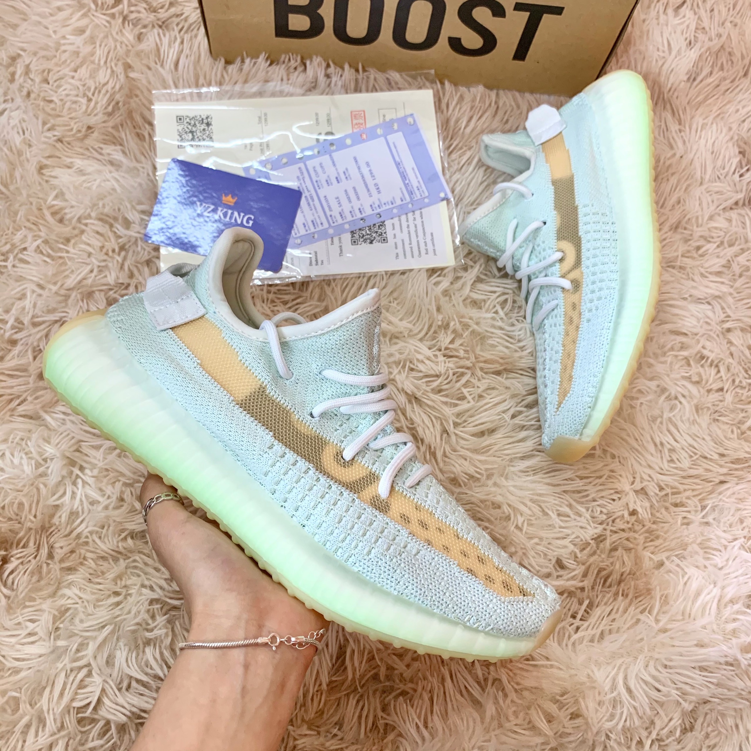 Giày Sneaker 🌿FULLBOX🌿 Giày Thể Thao 350, 2 Màu Trueform, Hyper Cao Cấp