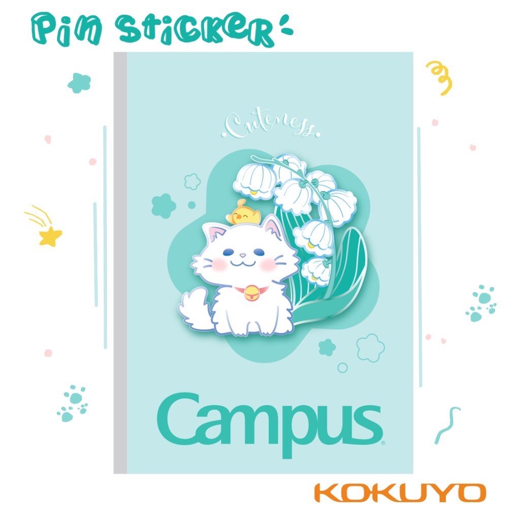 [Mẫu mới] Lốc 10 Vở KN Campus Pin Sticker 120 trang