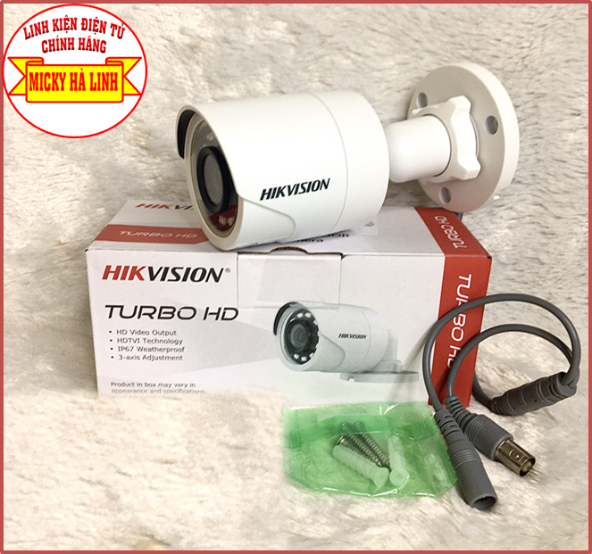 Camera hikvision ds-2ce16d0t-ir 2.0mp 3.6mm, camea an ninh cctv, camera ip ngoài trời