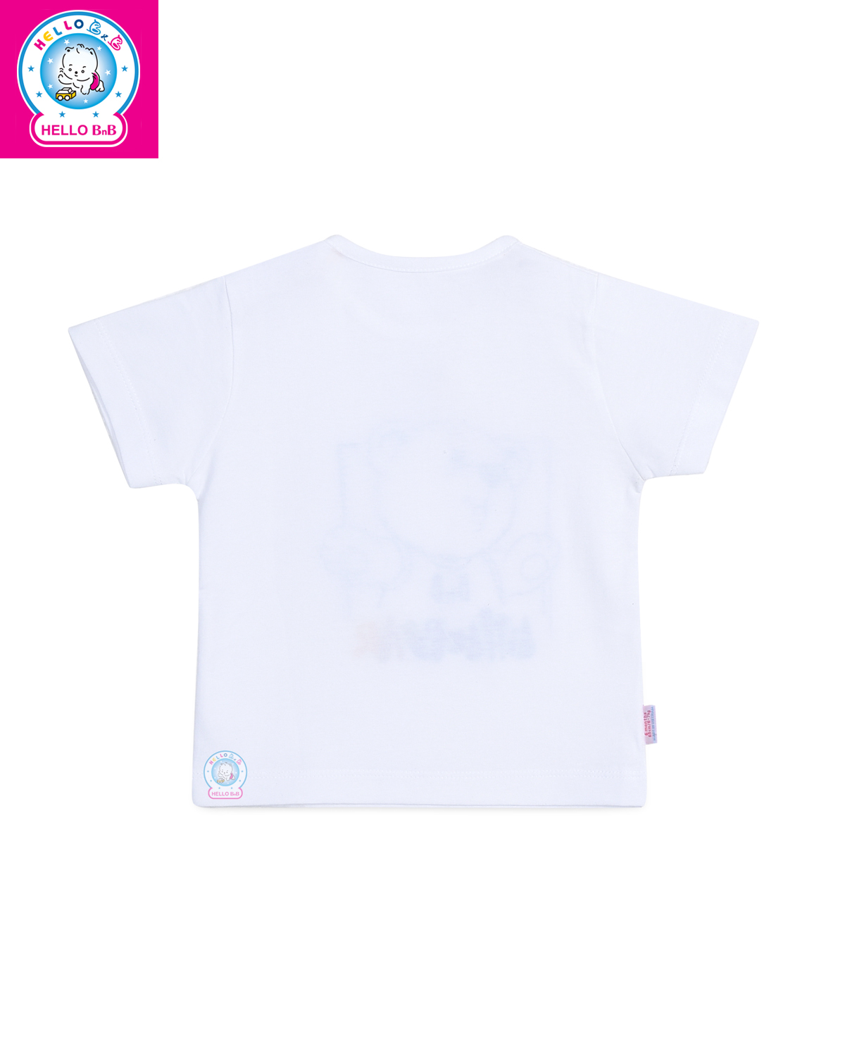 Áo nút vai trắng tay ngắn AL0012 (Hình in ngẫu nhiên) - HELLO BB