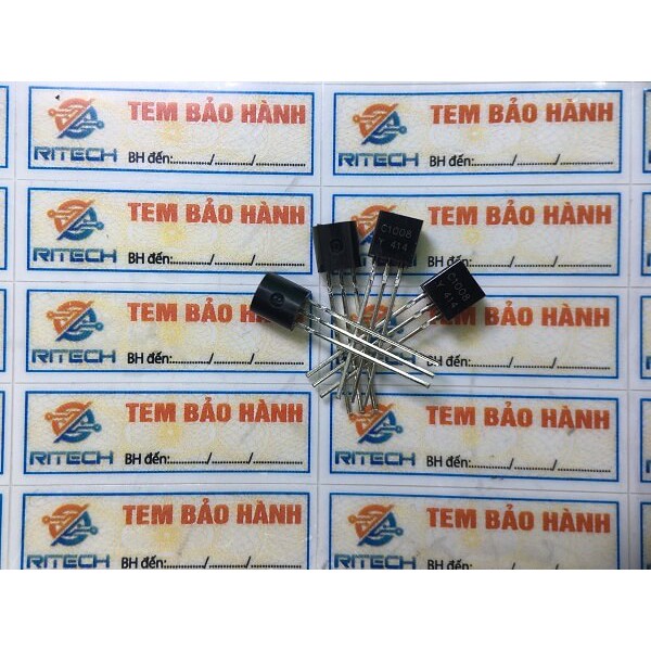Combo 20 con 2sc1008-y, c1008 transistor npn 80v/0.7a 0.8w to-92