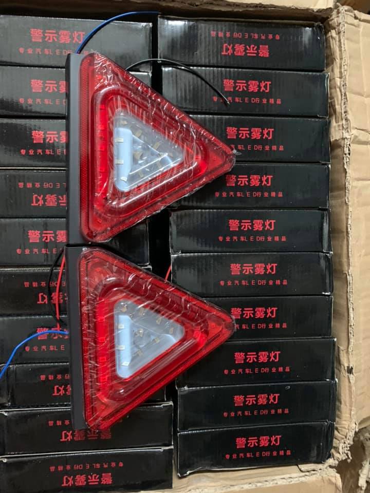 Đèn tam giác đỏ cảnh báo 12-24v