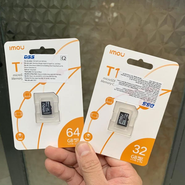 Thẻ Nhớ MicroSD Imou 32GB - 95Mb/S - Box Class10 chính hãng