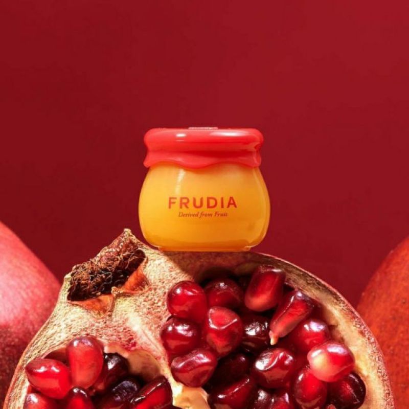 [Nhacuabeautyholic] Son dưỡng FRUDIA MẬT ONG LỰU Pomegranate Honey LIP BALM 3in1