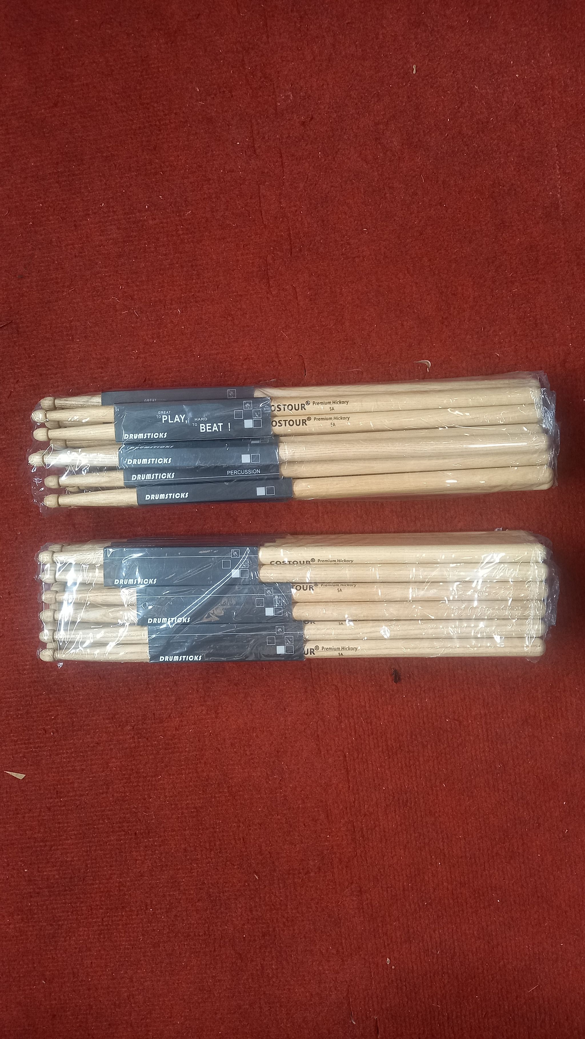 Dùi trống gỗ premium hickory 5a – gỗ mỹ