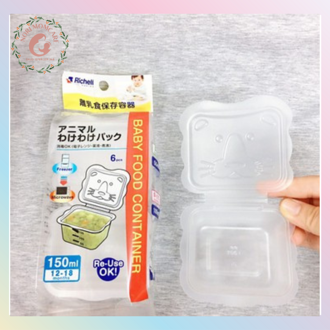 Khay trữ đông đồ ăn dặm cho bé RICHELL Nhật