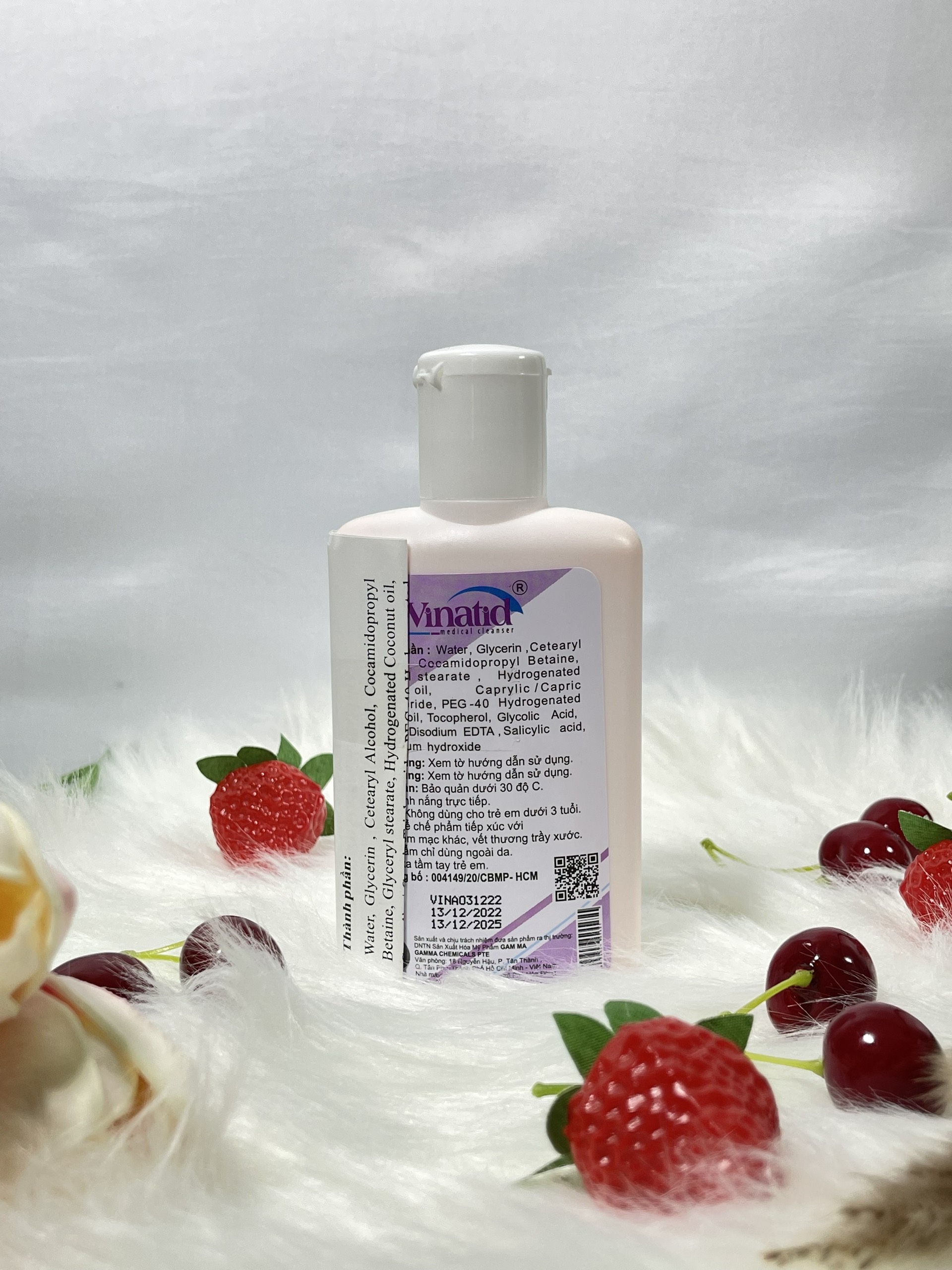 Sữa Rửa Mặt, Sữa Tắm Cho Da Mụn Vinatid 150ml