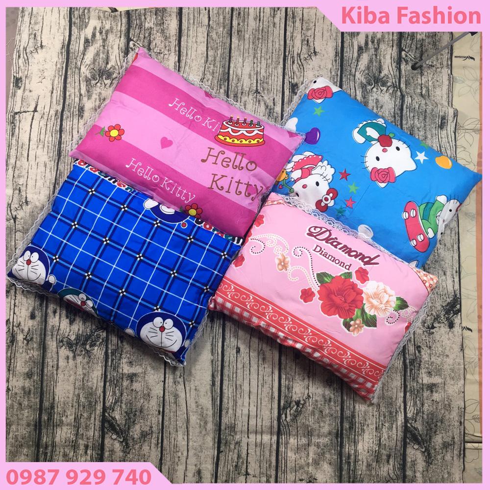 Gối cho các Bé mầm non cho bé đi học -Kích thước 27x38cm -GMN0130-ảnhVideo thật