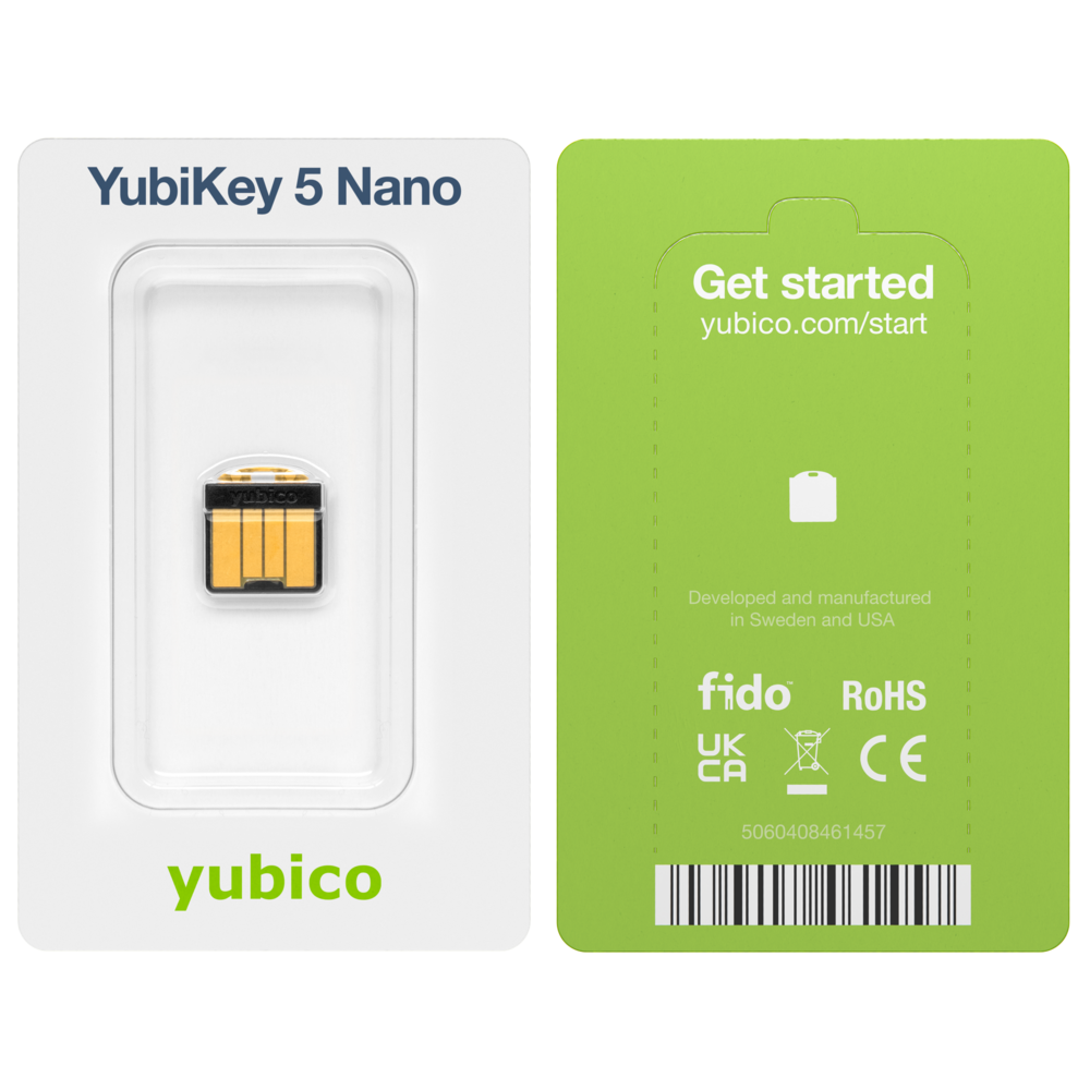 AUTHENTIC YubiKey 5 Nano