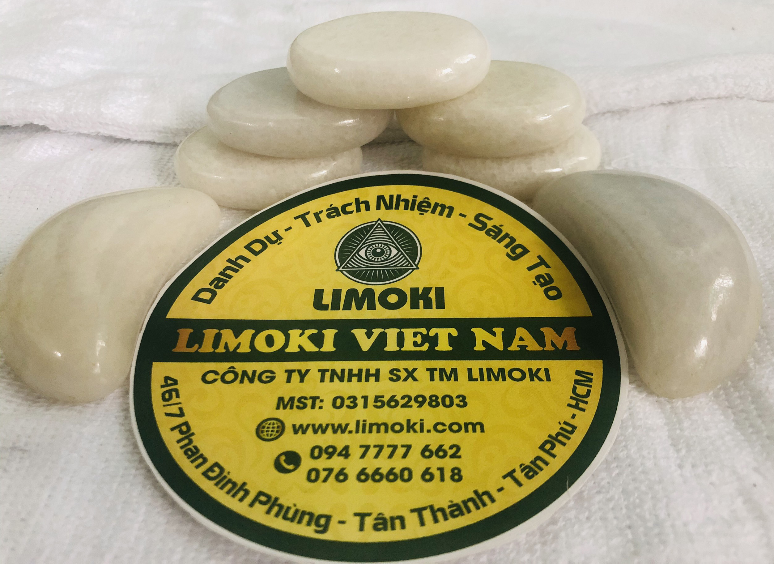 [HCM]Bộ 7 Viên Đá Cẩm Thạch Massage Lạnh
