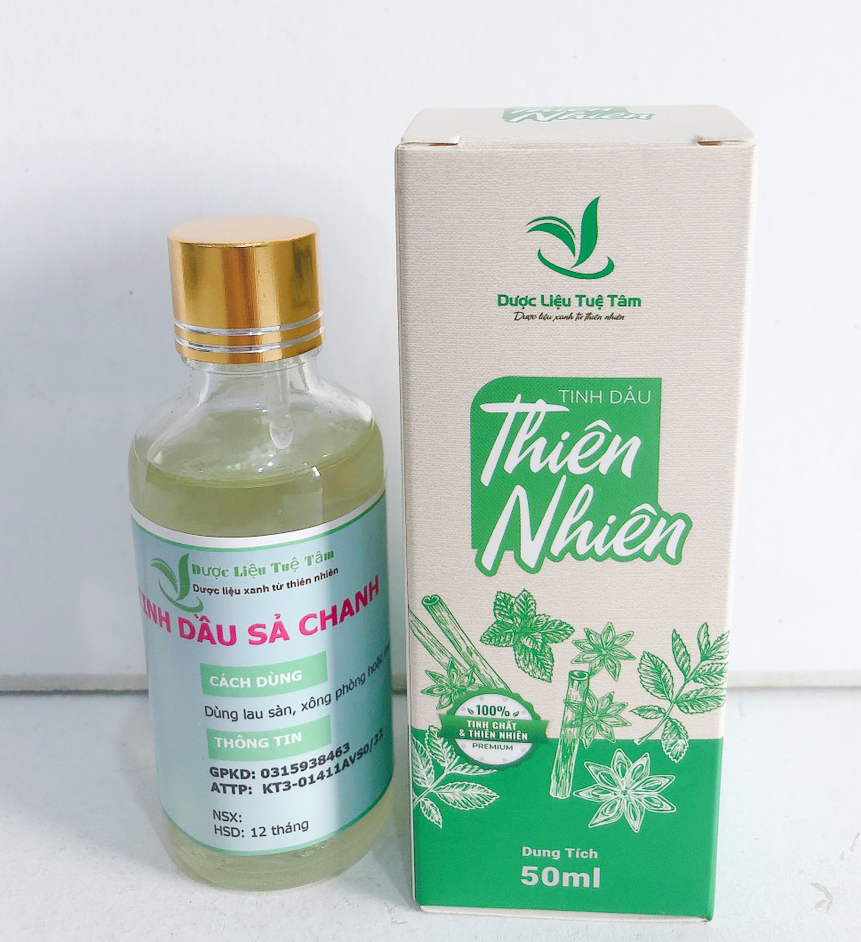 [HCM]Tinh Dầu Sả Chanh Nguyên Chất (50ml)