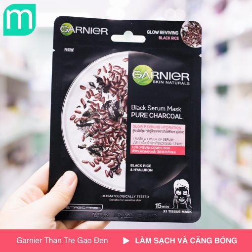 Mặt nạ giấy Garnier Black Serum Mask
