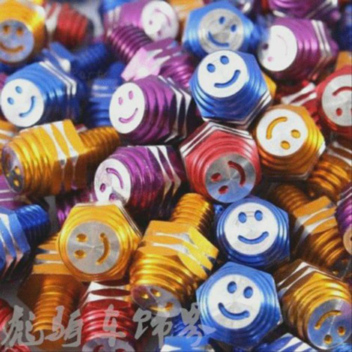 Ốc chân gương xe máy - Ốc chân gương mặt cười