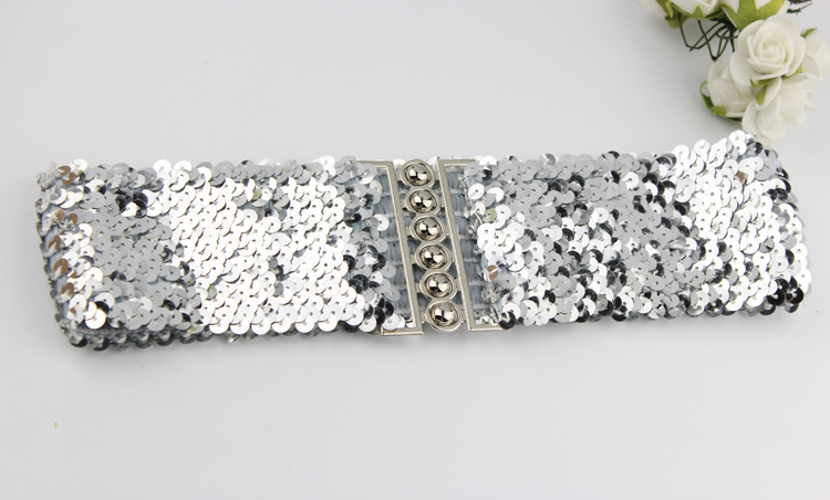 Đai váy Belt co giãn Nịt nữ - Vảy cá BẢN TO 7cm