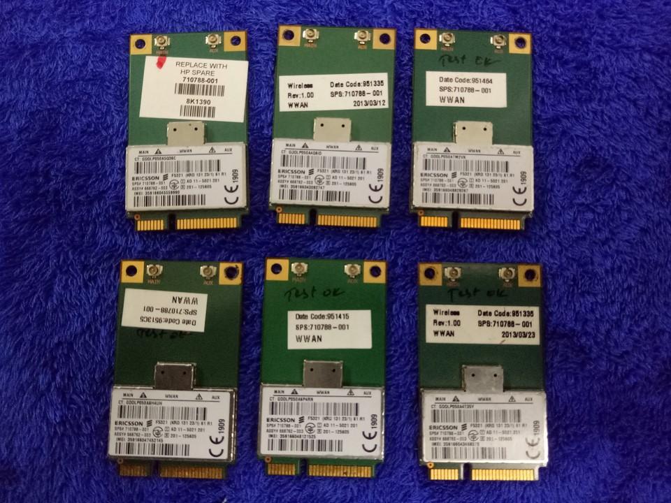 Card wwan 3g hp hs2350 dùng cho laptop hp 8470p, 8470w, 8570p, 8570w, 8770w