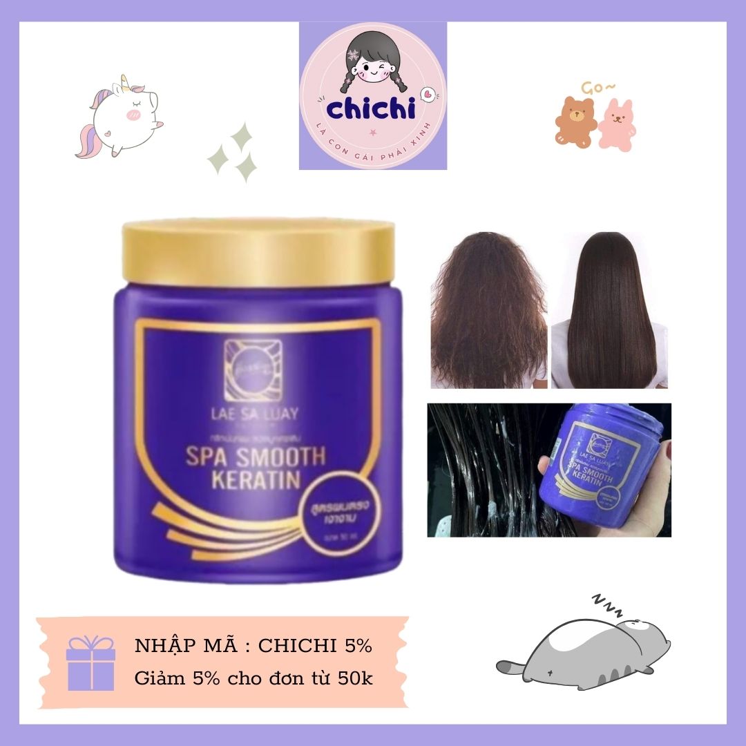 Ủ tóc Lae Sa Luay Spa smooth keratin 250ml