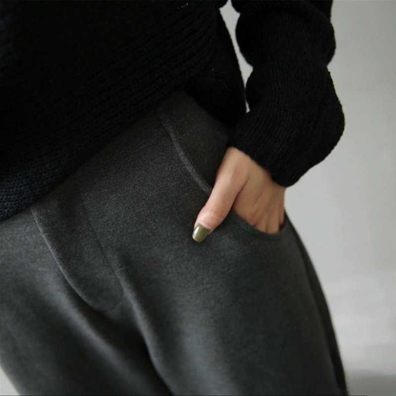 [ogniM Seoul] Quần jersey dáng baggy phong cách Hàn Quốc (Made in Korea)