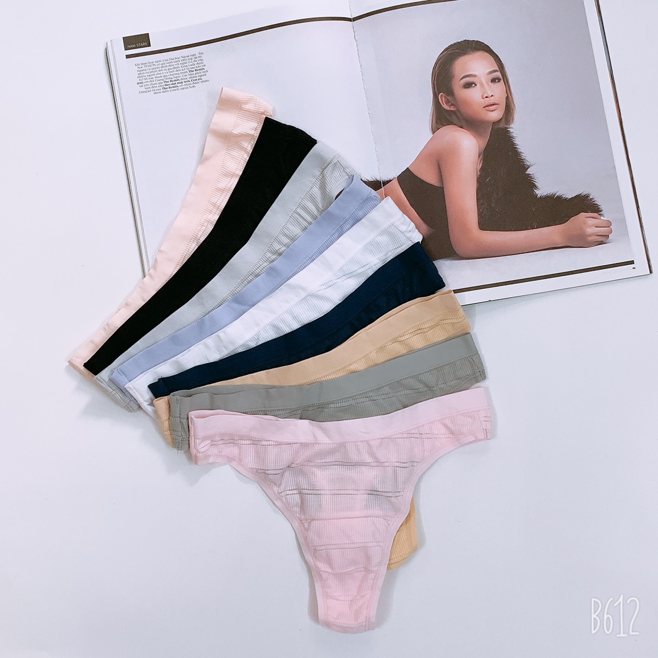 Combo 5 quần lọt khe sọc big size Hanes 46CFF4 – Thoải mái, tôn dáng, không lo vết hằn