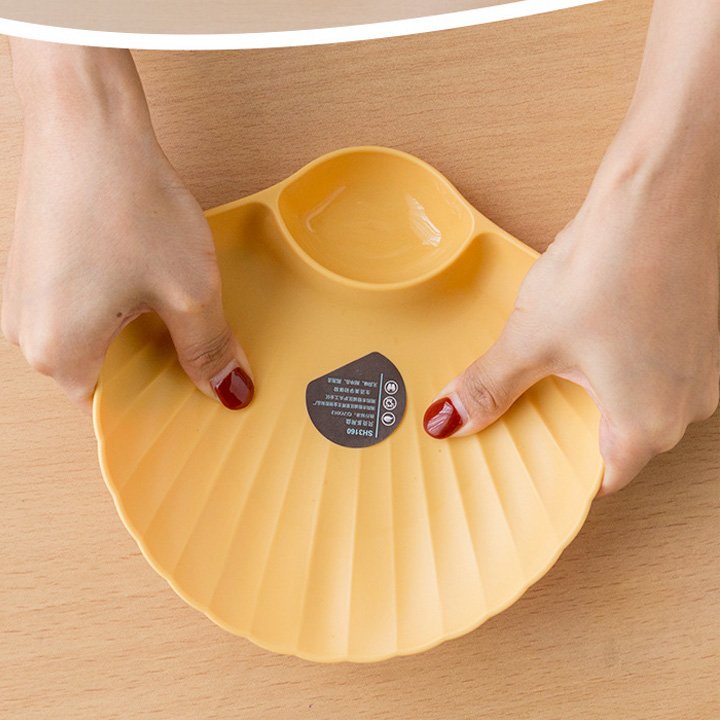 Đĩa Vỏ Sò Lúa Mạch - Set 4 Chiếc