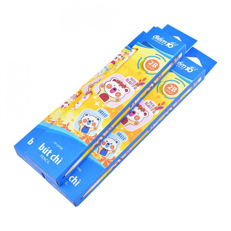 Bút Chì Gỗ 2B Thiên Long TP-GP06 (Mẫu Màu Giao Ngẫu Nhiên) VPP Làn Gió Mới