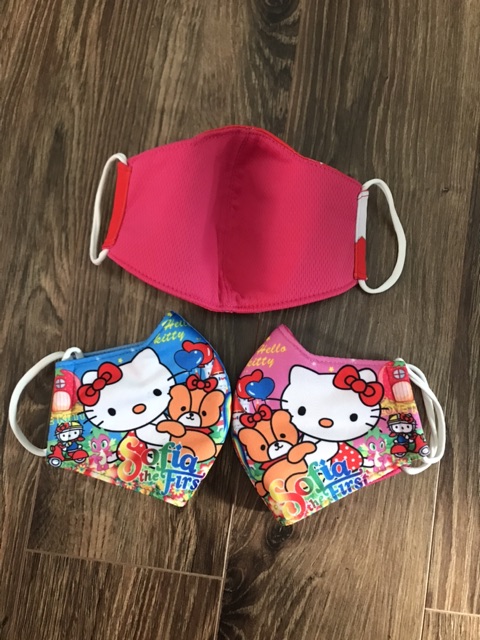 Khẩu trang kitty cho bé 5 đến 10 tuổi
