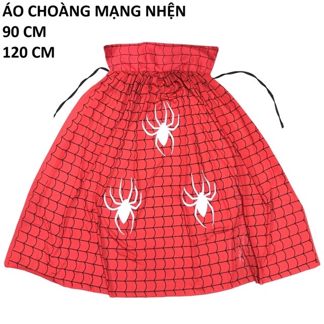 Áo choàng nhện và nón nhện trang phục Halloween