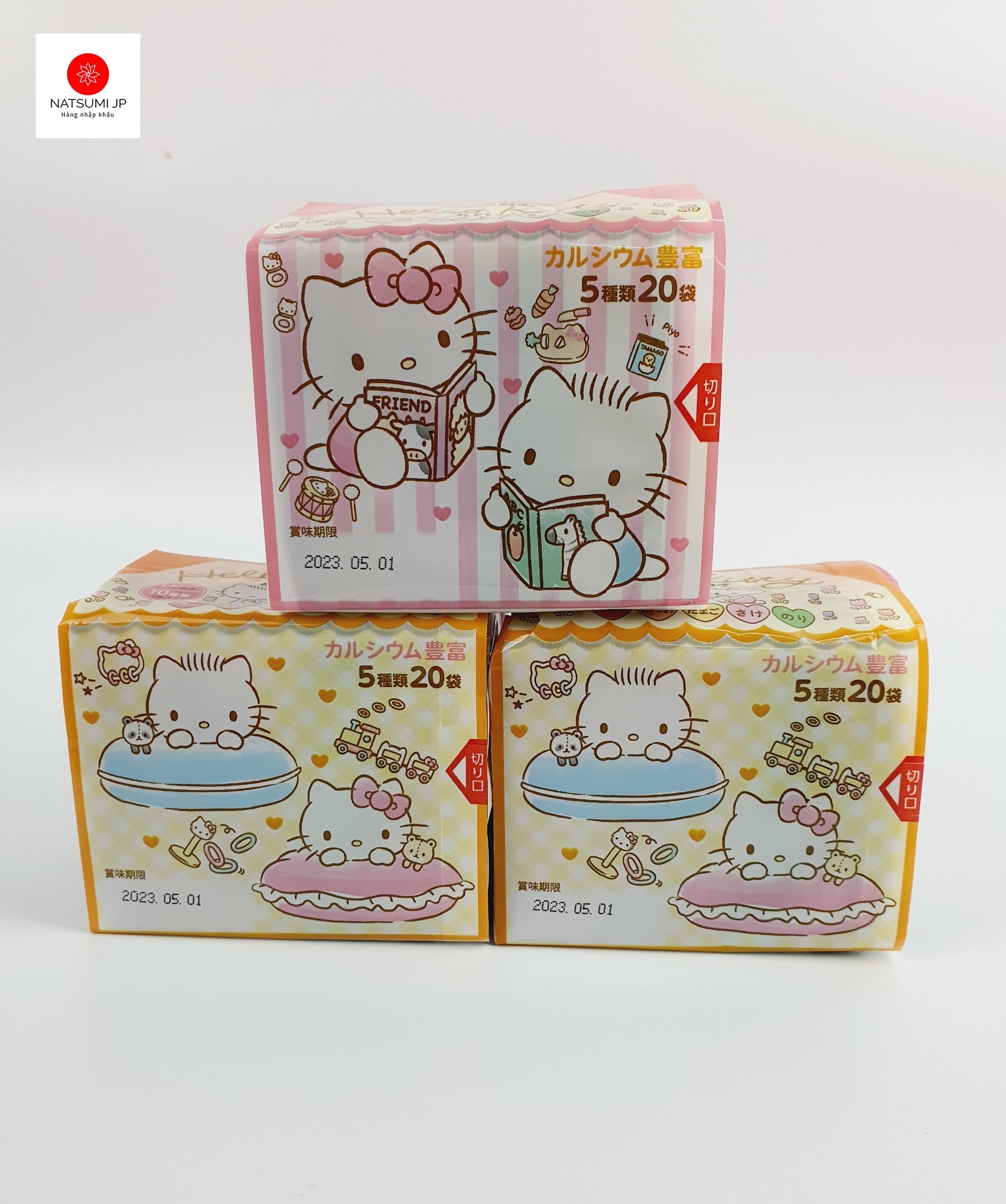 Gia vị rắc cơm Hello Kitty Nhật Bản cho bé
