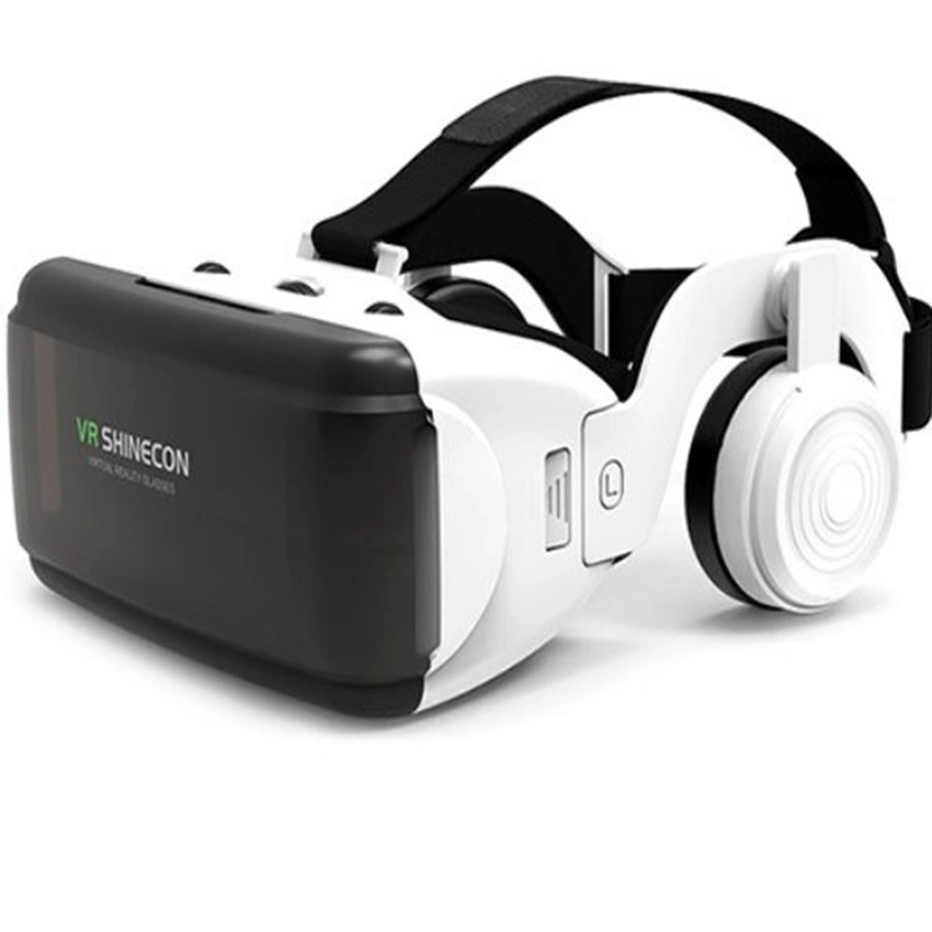 Kính VR Shinecon 6.0 G06EB có tai nghe hỗ trợ xem phim 3D trên điện thoại thông minh