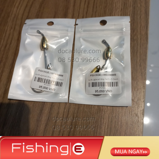 LƯỠI JIGHEAD THÉP AR15 MÓC MỒI MÊM 5g & 8g