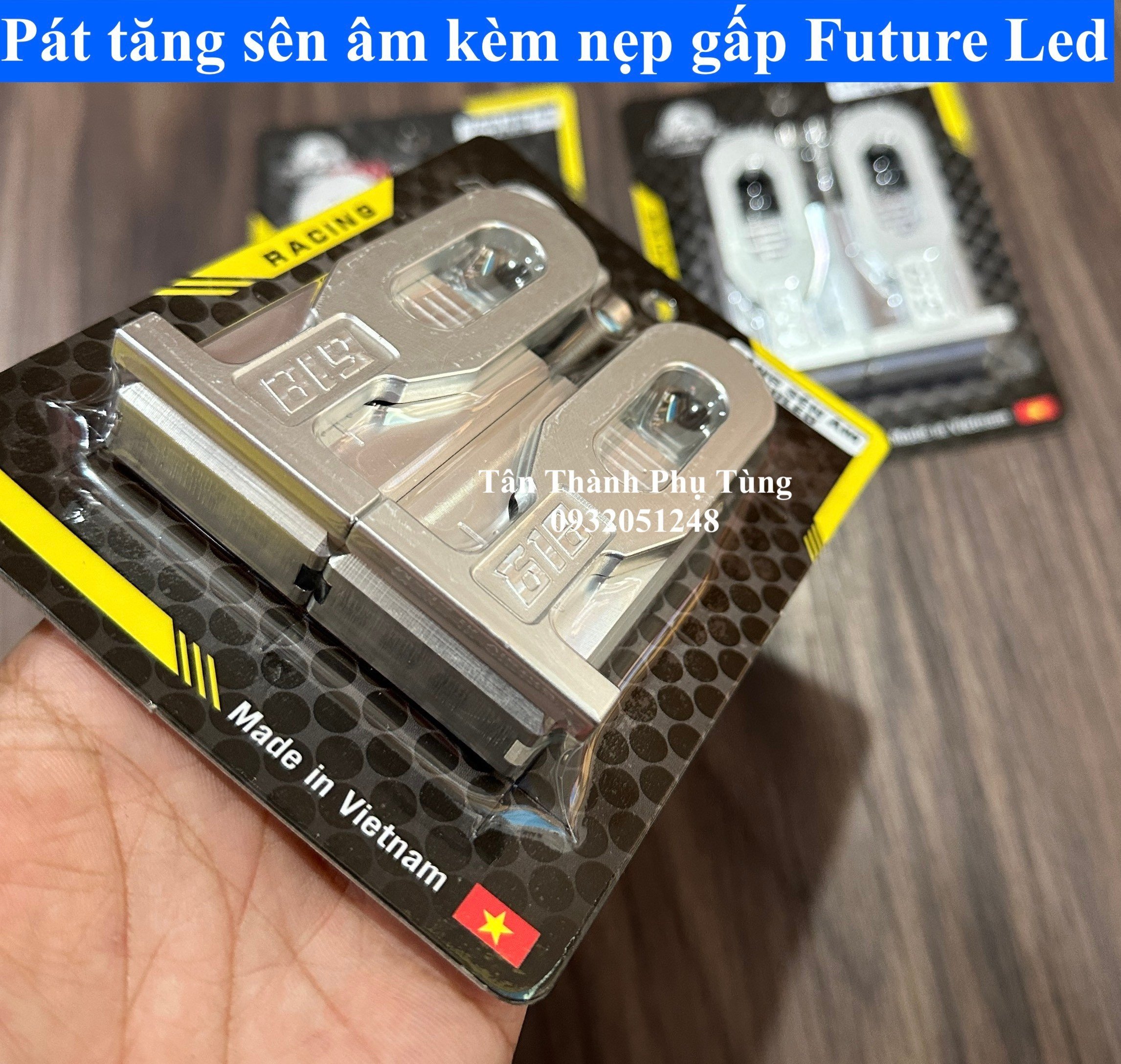 Pát tăng sên âm Future Led kèm nẹp gấp- 618