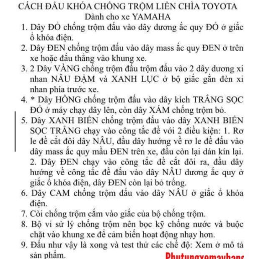 Bộ khóa chống chộm 5 nút-6 chức nắng