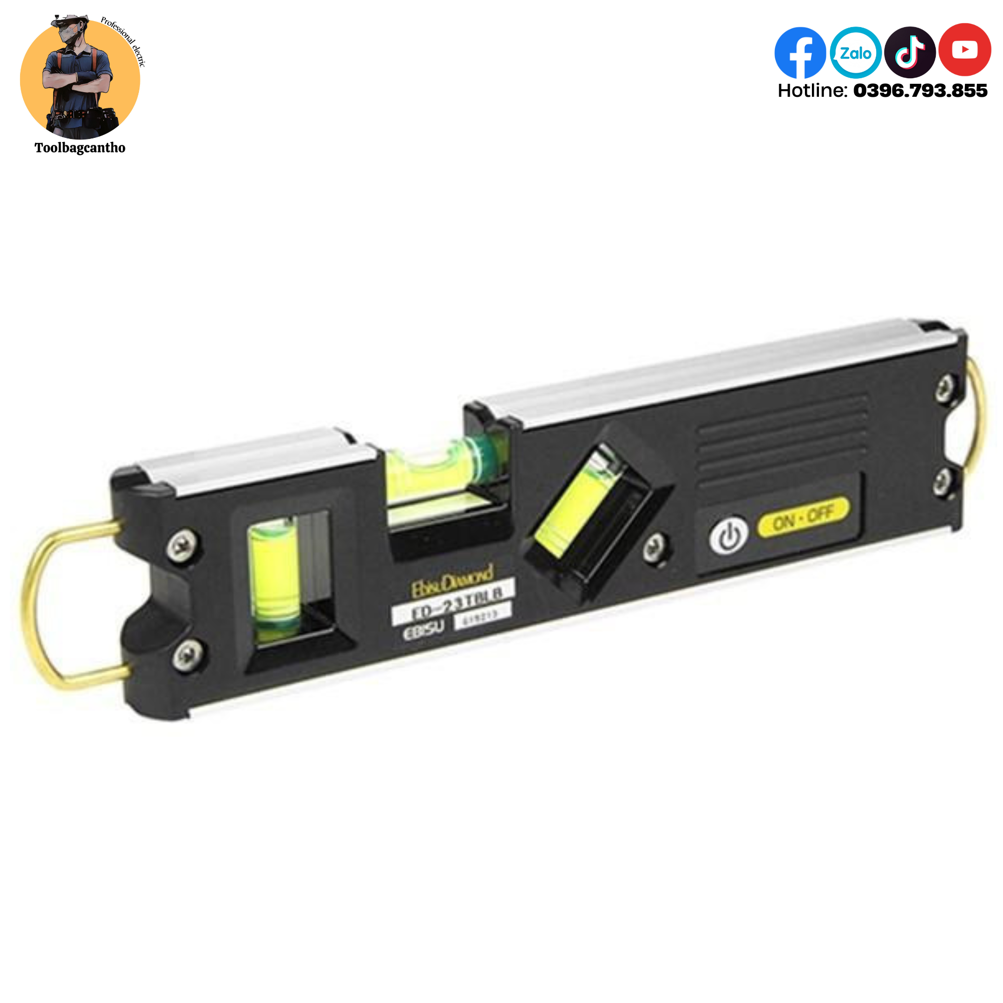 Thước thuỷ Ebisu Diamond ED-23TBLB