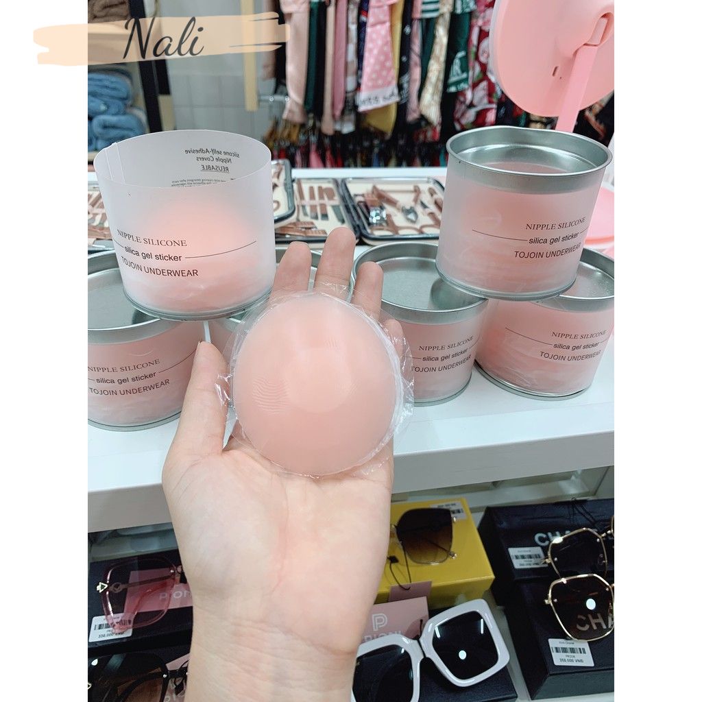 Hộp 5 cặp áo dán ngực, miếng dán ngực silicon NL003