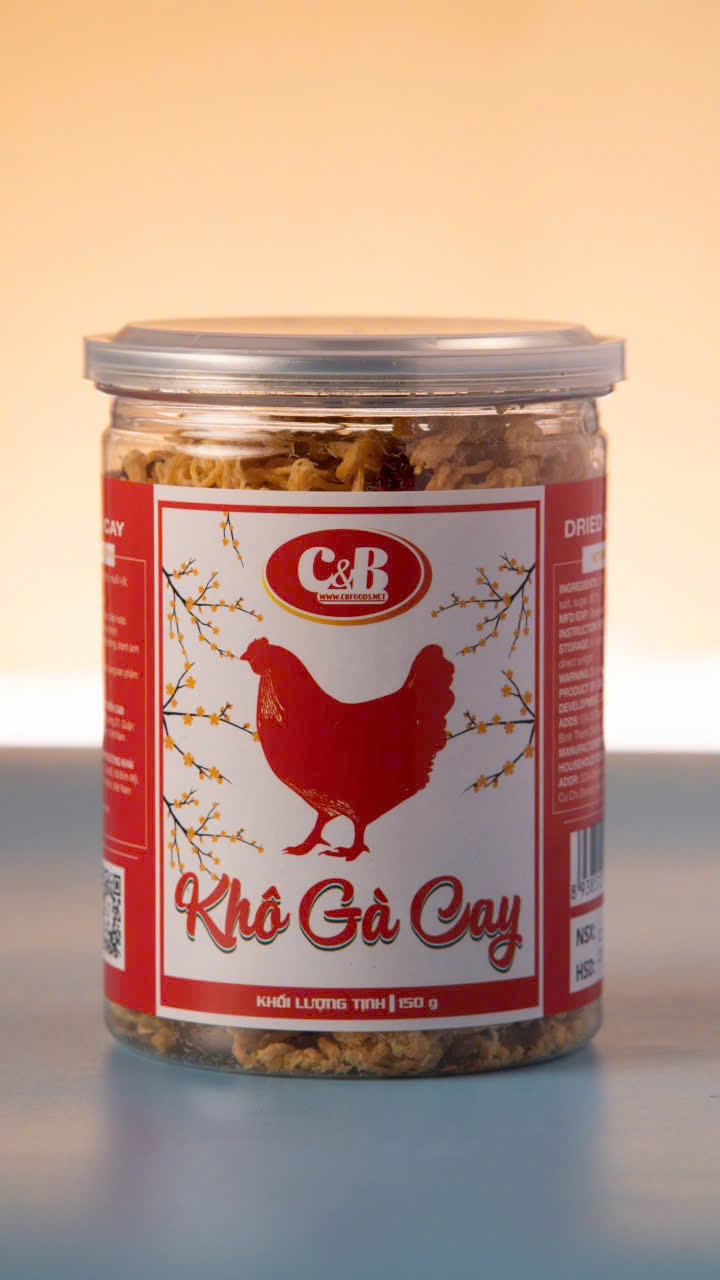 KHÔ GÀ CAY C&B - TƯƠI NGON, ĐẬM VỊ