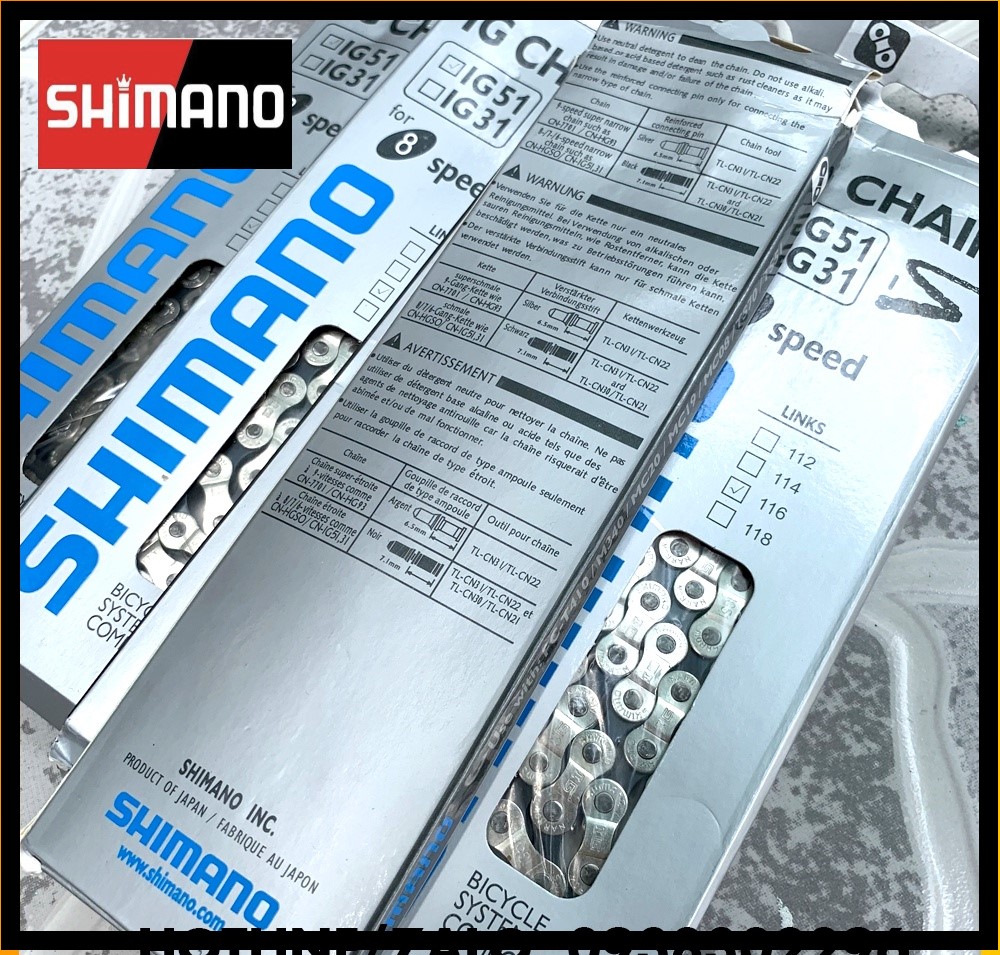 Xích Sên xe đạp 6/7/8 Tốc Độ SMN IG51 8 Speed
