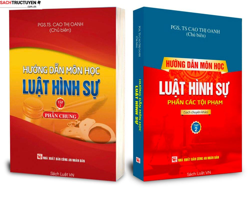 Sách- Hướng dẫn môn học Luật hình sự tập 1 và tập 2