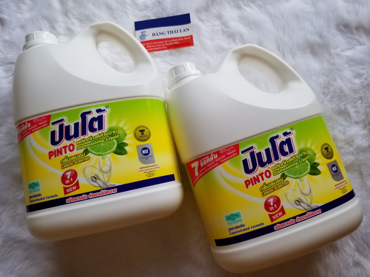 [HCM]Nước rửa chén Pinto Thái lan 3800ml- Hương Chanh