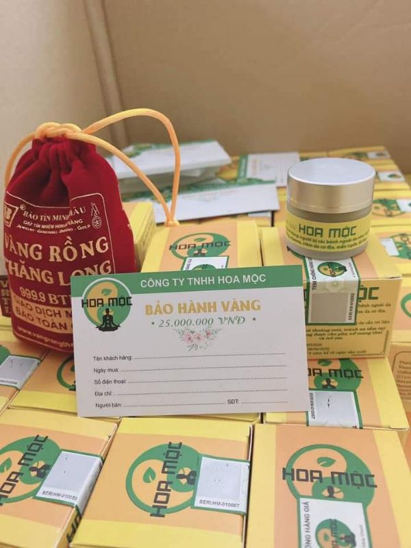 Kem bôi da Hoa Mộc hàng chuẩn