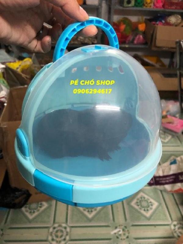 Lồng Xách pet đi chơi kiểu UFO rất đẹp và xinh xinh .
