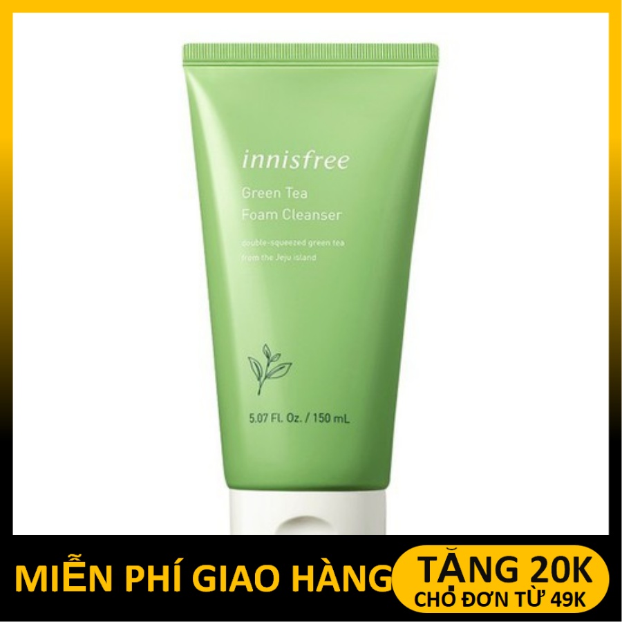 sữa rửa mặt trà xanh innisfree