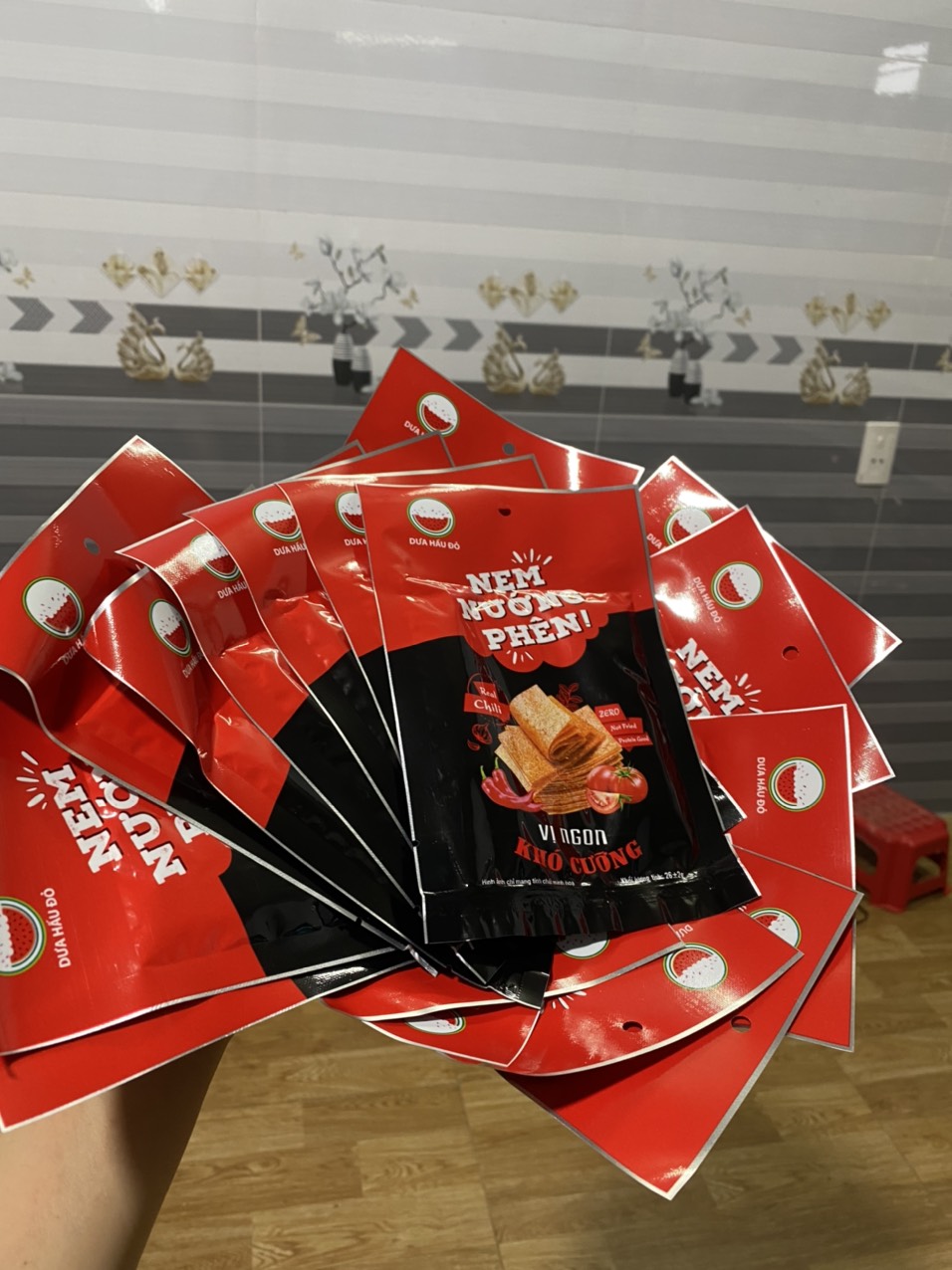 Combo 10 Gói Snack Nem Nướng Phên