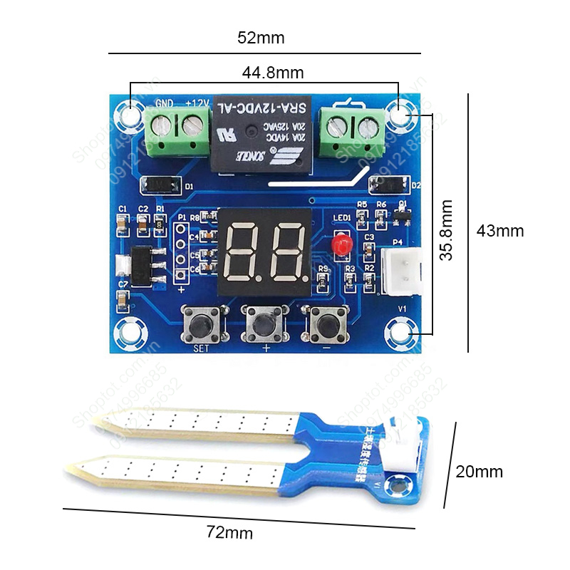 Module mạch công tắc cảm biến độ ẩm của đất kỹ thuật số M214