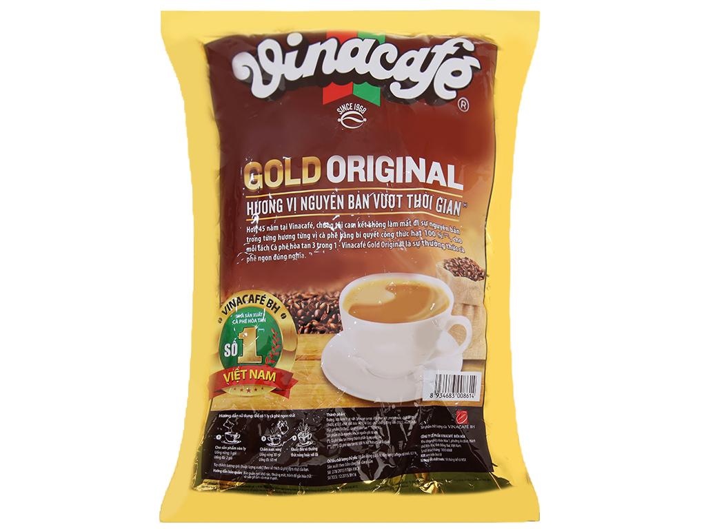 Cà phê sữa hòa tan VinaCafé 3 in 1 Gold Original 480g (20g x 24 gói)