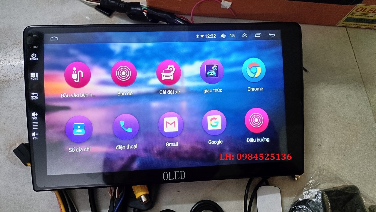 Màn hình android oled c2 new có quạt tản nhiệt,màn dvd oled c2 new mới nhất lắp sim 4g, 5g thu phát wifi ram 2g rom 32g 8core, màn oled c2 quạt tản nhiệt thế hệ mới nhất.