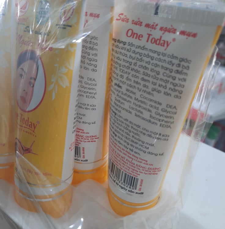 sữa rửa mặt onetoday ngừa mụn 50ml