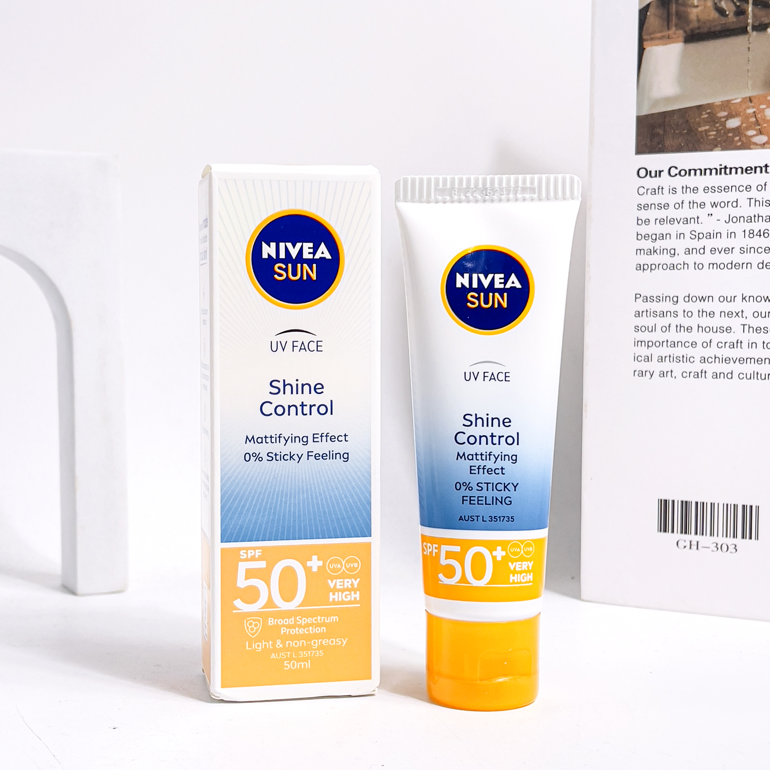 Kem chống nắng Nivea Shine Control SPF 50 UV Face 50ml ( Full - Chiết )
