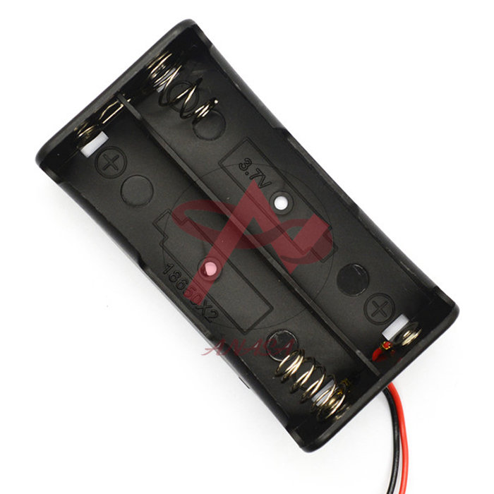 Đế Pin 18650 Có Dây (Đấu Nối Tiếp) 2 Pin
